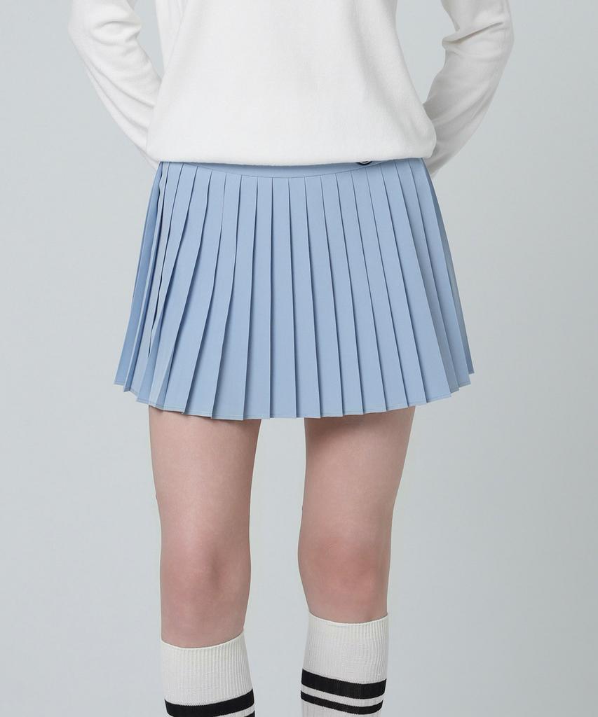Mongbirdy Golf Sweetie Pleated Skirt L.Blue