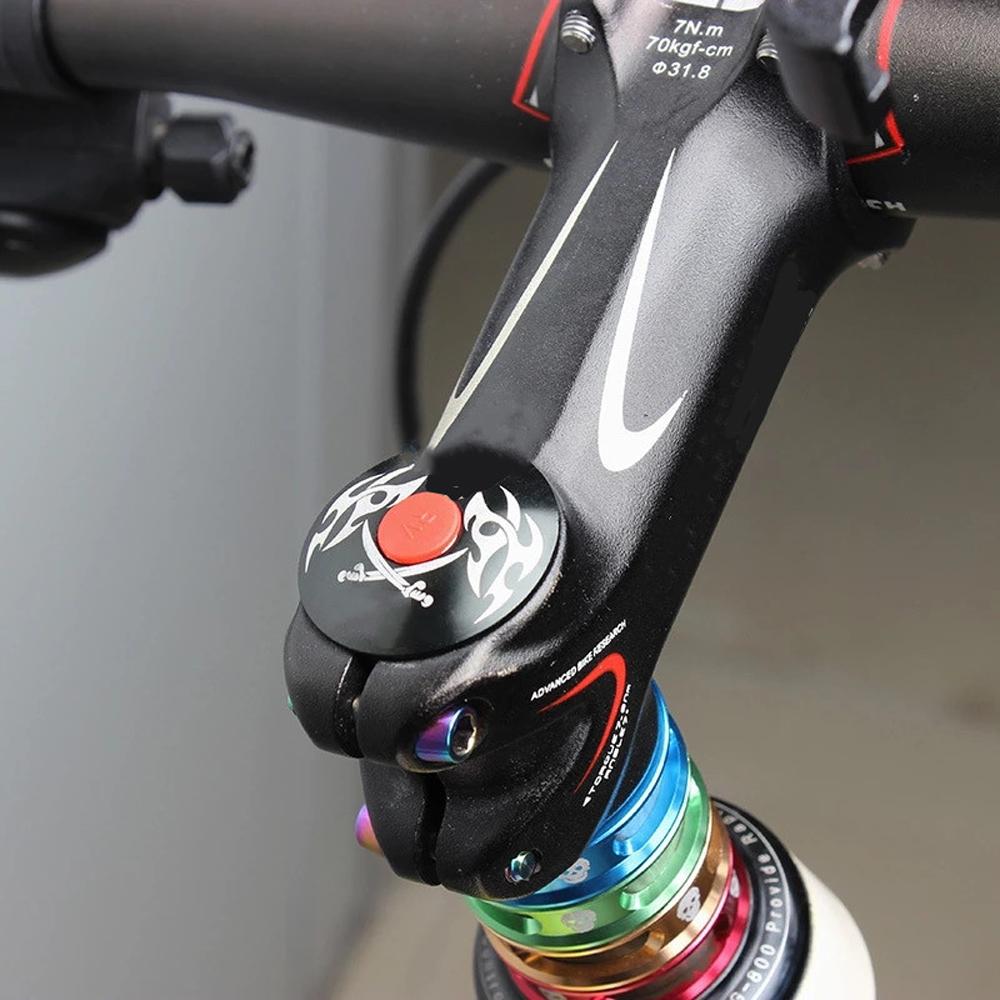 Dust-Proof Head Heighten Device Bike Headset Stem Screw Caps Hexagon Screws Cap Hexagon Bolt Cover