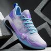 Basketball Shoes 2025 New Mesh Sports Shoes Youth Shock Absorption Running Shoes Medium and Large Children's Shoes Male and Female Students