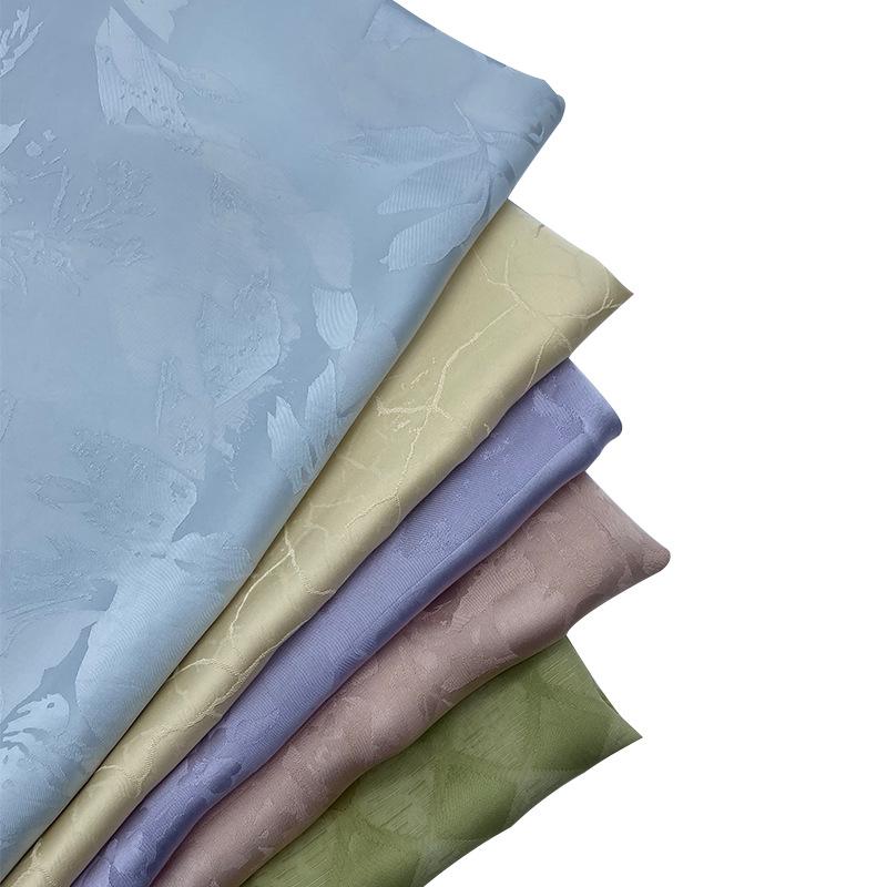 Silk Jacquard Qipao Fabric: Women's Summer Lightweight Chinese National Style Shirt Fabric