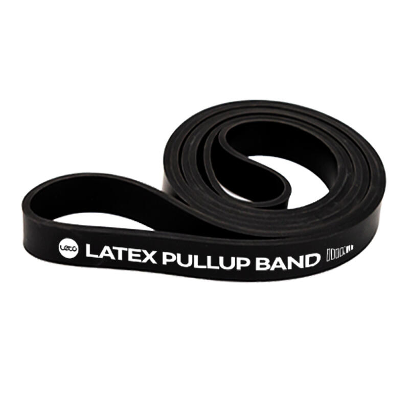 Leto Pull-Up Band Latex Stretching Health Tubing Band 3-Step Pull-up Band Level 3 Black