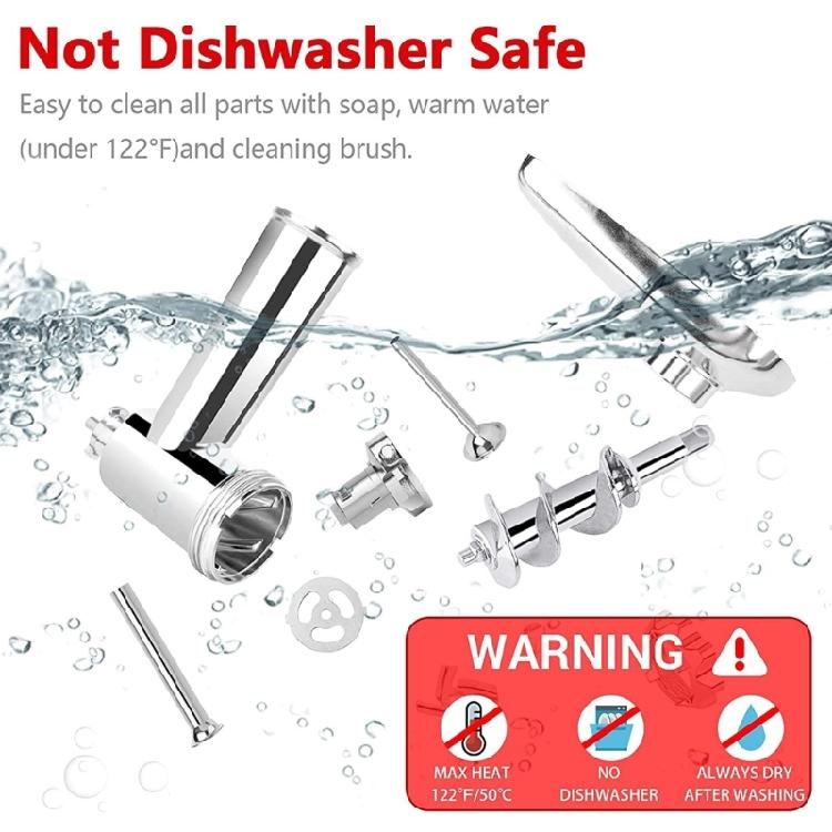 Kitchen-Aid Standmixer Wurstfüller-Rohre für Wurstherstellung Aufsatz