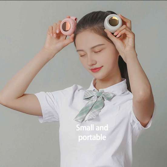 Personal Cooling Fan Strong Airflow Adjustable 3-speed Waist Fan Portable Silent Mini Bladeless Electric Fan