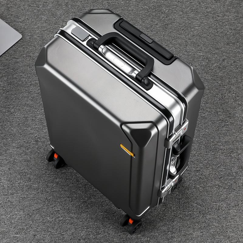 High-End 22” Travel Suitcase: Sit-On Design, 20” Carry-On for Men, Women, College Students, Business, and Large Capacity 26” Trolley Case