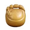 Portable Boxwood Percussion Meditation Instrument: Mini Wooden Fish Carving, Perfect as a Gift or Decorative Ornament.