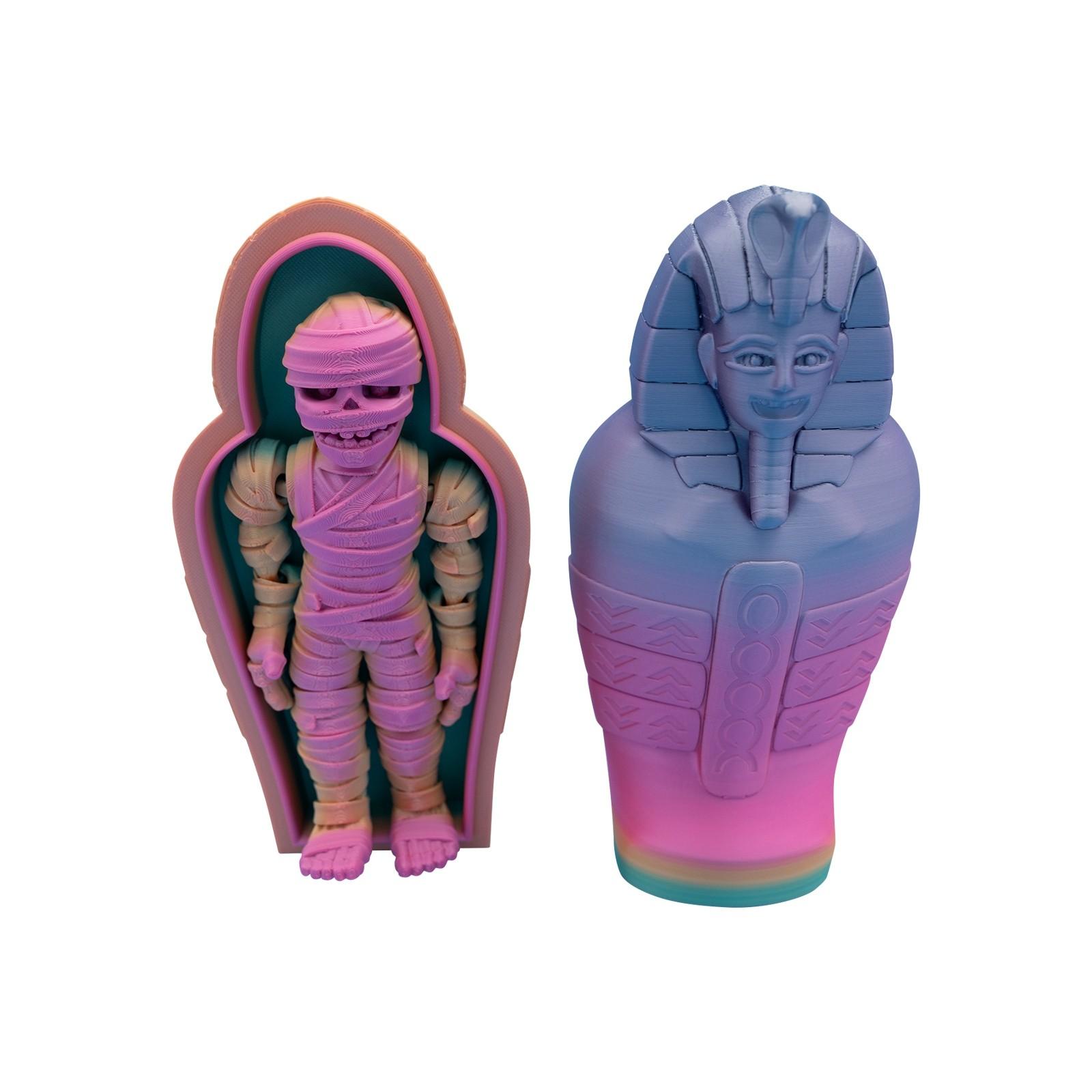 

3D-печать египетского фараона Декоративные украшения Сфинкс Подарок MAX One Size розовый