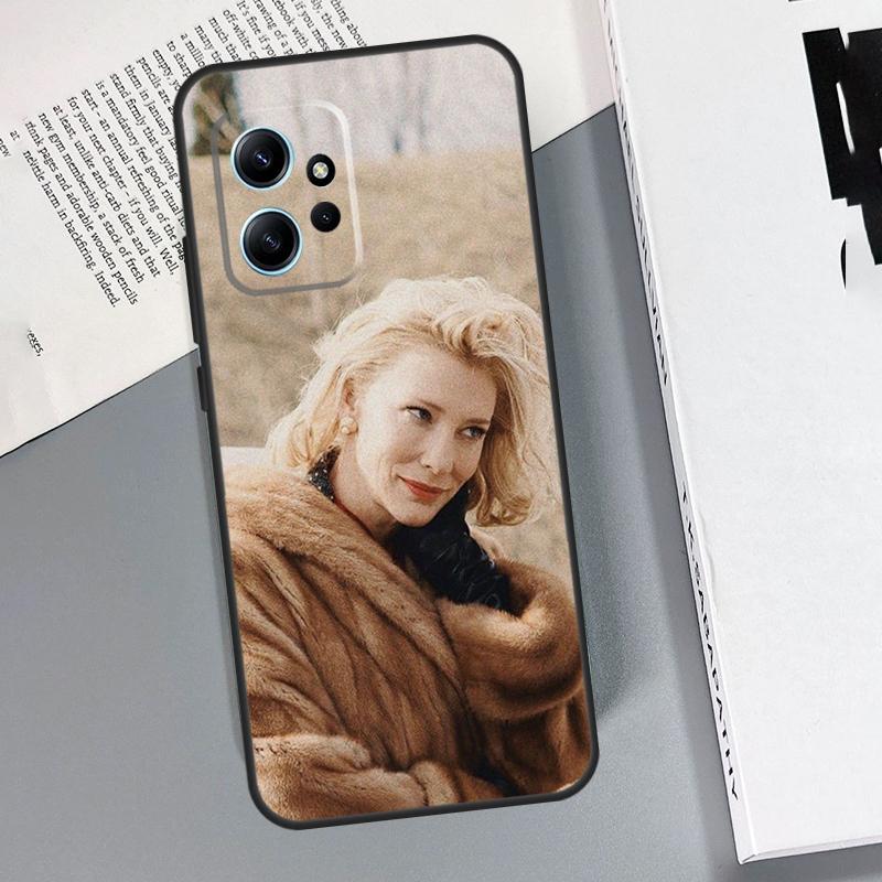 Cate Blanchett Case For Xiaomi Redmi 12 12C 9C 10C Cover For Redmi Note 11 12 8 9 10 Pro 9S 10S 11S 12S