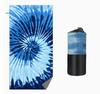 Bohemian Giraffe Print Double-Sided Fleece Quick Dry Beach Towel Absorbent Microfiber Bath Towel for Swimming Gym Travel
