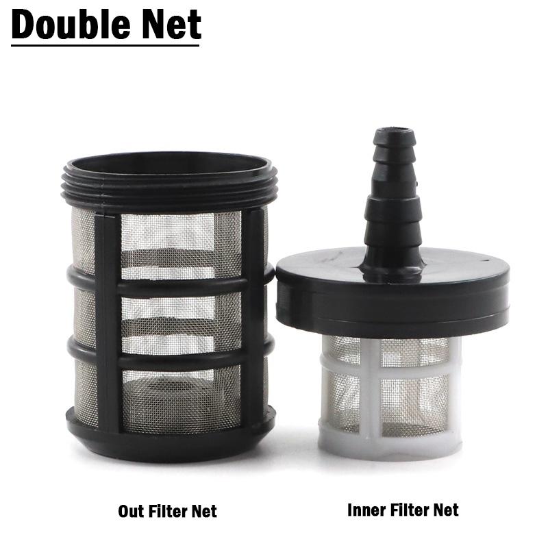 1Pcs/3Pcs 8~14mm Hose Pipe Filter Aquarium Fish Tank Stainless Steel Filter Mesh Car Wash Sprayer Pump Filter Suction Screen