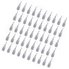 50pcs Saltwater Fishing Weights Fishing Bottom Sinkers Weight Bass Casting Fishing Weights Sinkers 360 Degree Rotating