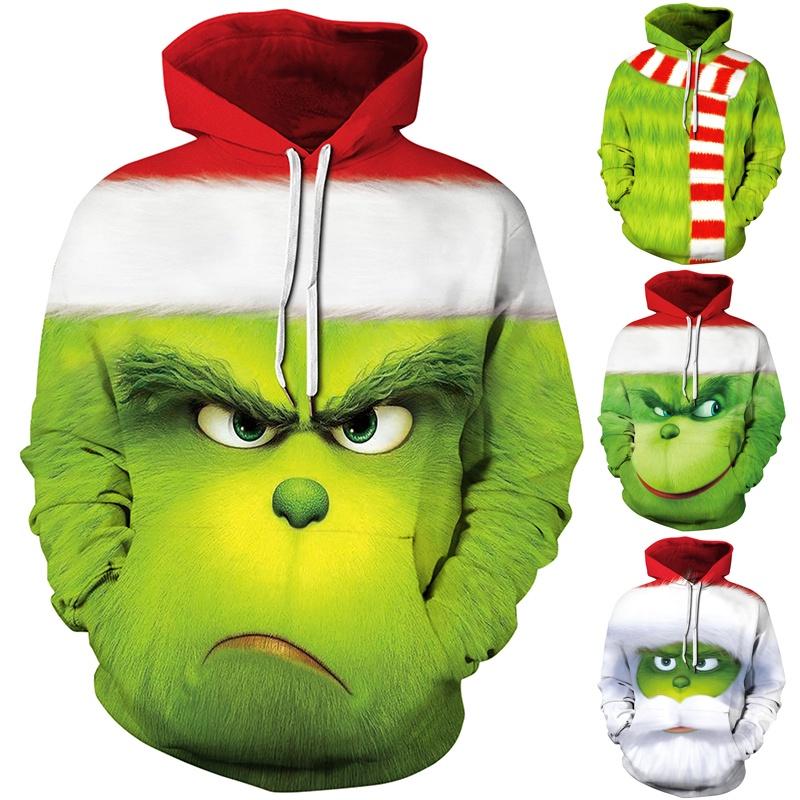 Rascal Monster Green The Mens Hoodie Jacket Shirts Sweater Custume Xmas