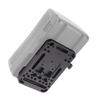 Quick Install Battery Clamp with V Type Design for 15mm Rails Easy Tool Less Mounting for Camera Accessory