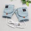 Winter USB Touchscreen Heated Gloves with Flip Cover