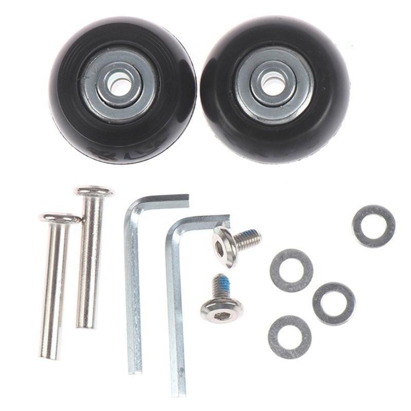 Luggage Spare Wheels Smooth Operation Quick Setups Reliable Suitcases Wheel Part Set Perfect for Various Suitcases Brand