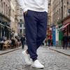 Casual joggingbroek voor heren met elastische tailleband en taps toelopende pijp voor sportkleding
