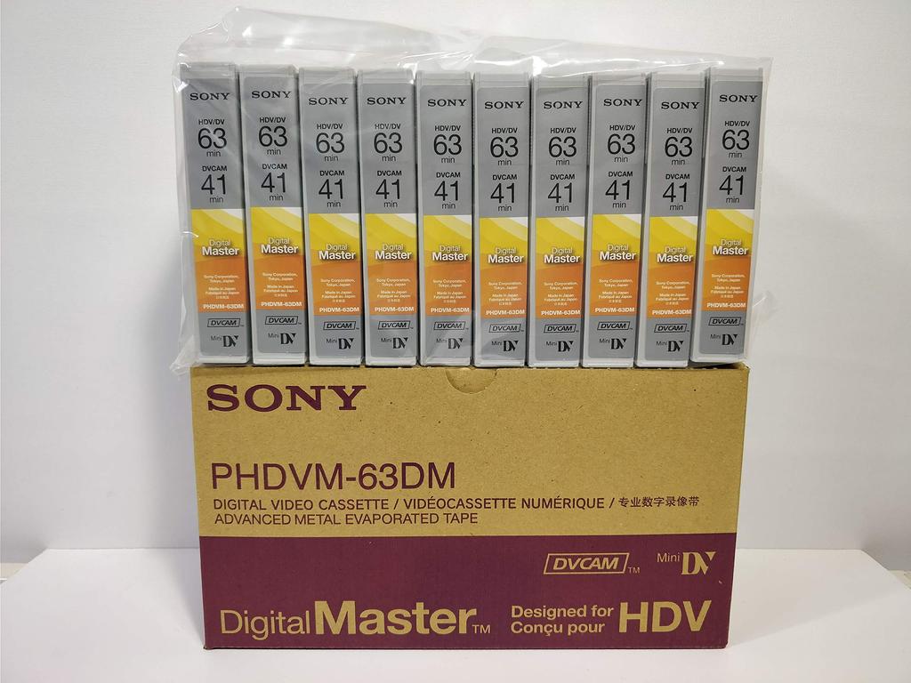DigitalMaster Tape PHDVM-63DM DV/HDV/DVCAM (10 Stück)