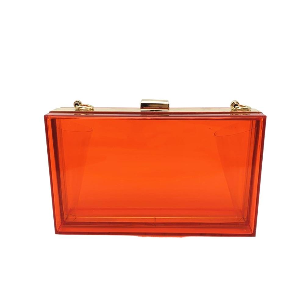 Storage Bag Acrylic Transparent Bag Summer Women Handbags Waterproof Banquet Crossbody Bag  Girls