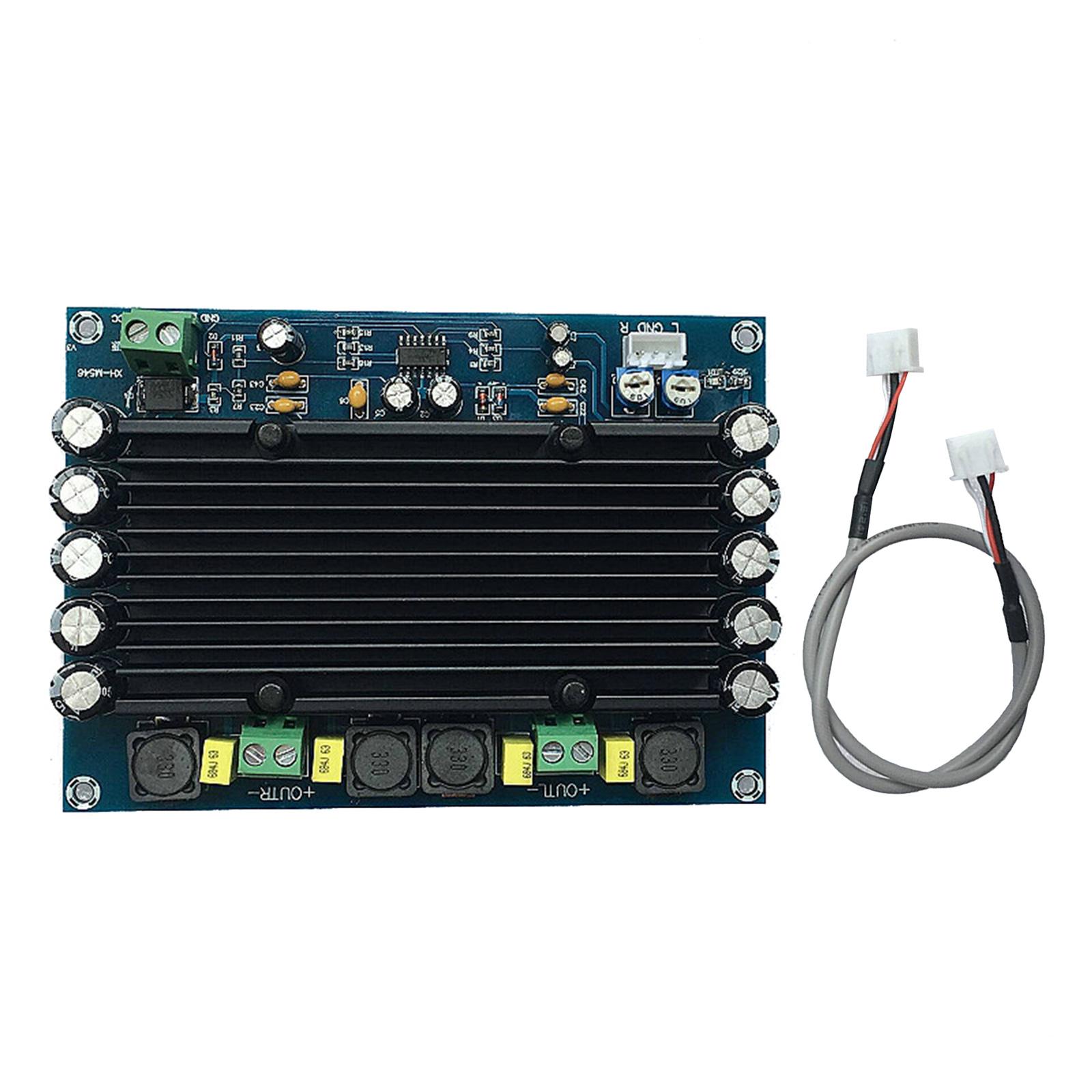 

XH-M546 Preset TPA3116D2 Double Channel High Powered Digital Amplifier Board 150W+150W Audional Board with Cable 1