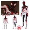 Spider-man Ps5 Miles Morales T.r.a.c.k. Costume da Cosplay Bianco per Adulti