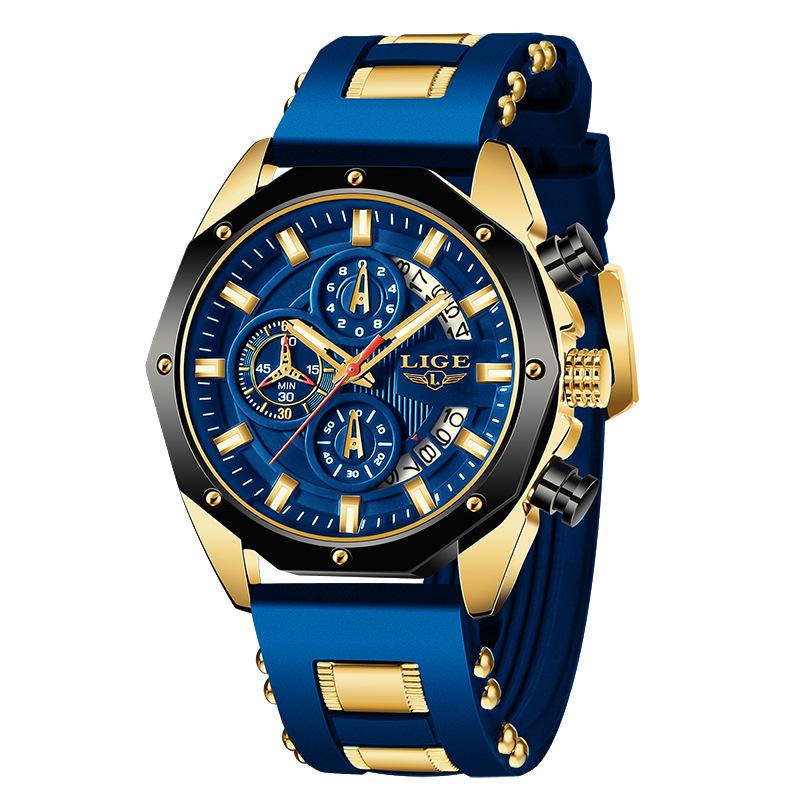LIGE Multi-function Waterproof Sports Watch