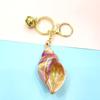 Iridescent Shell Starfish Keychain Pendant - Unique Accessory & Gift