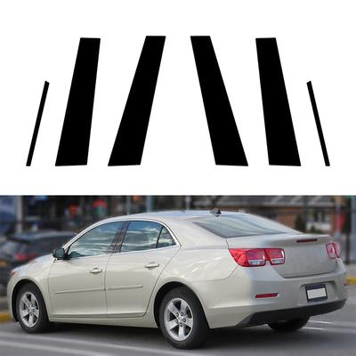 6Pcs Car Pillar Posts for Holden Malibu (Australasia) Sedan 2013 -2015 Glossy Black Door Window Trim Cover Stickers Styling