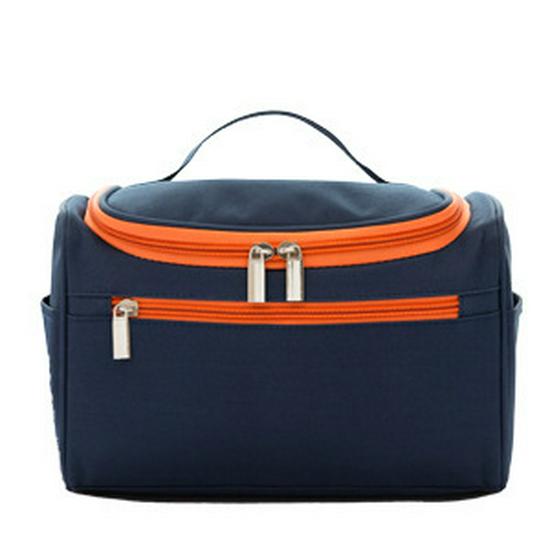 

Многофункциональная дорожная подвесная сумка для туалетных принадлежностей и косметики - Унисекс хранение для нейл-арта темно-синий