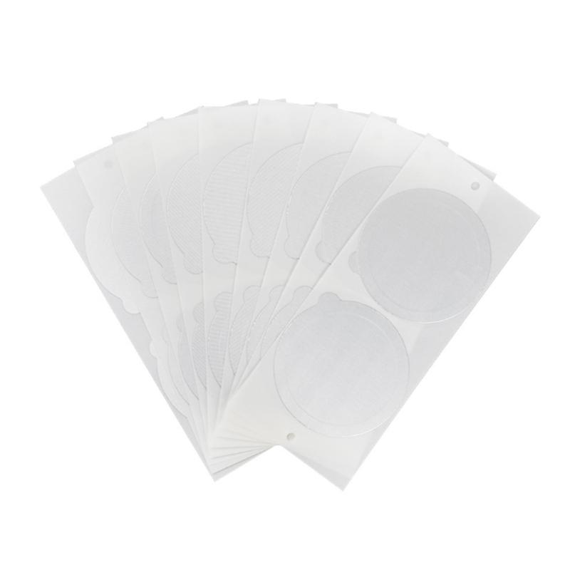 Pack of 100 Coffee Pods Foil Lids Set 62mm Coffee Pods Stickers Coffee Sealers Aluminum Foil Texture Coffee Pods Covers