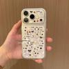 Trendige Koreanische Süße Kuh & Katze 3D Geprägte Nagelkunst & DIY Handy/Tablet Sticker