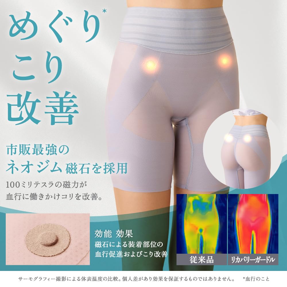 Healogy Recovery Size Recovery Girdle Pelvic Breathable Girdle, Black, L, Shapewear, Wear, Women's, makuake, Shorts, Support, Moisture-Wicking,