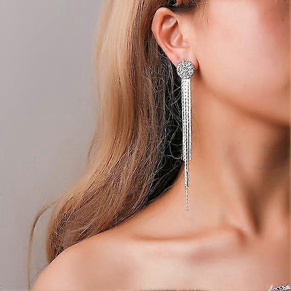 Sterling Silver Plated Sunflower Earrings with Tassles for Women Girls Wives as Holiday Birthday Gifts