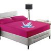 1 Waterproof Fitted Sheet,Solid Color Bed Cover Sheet, Bed Cover Mattress Cover Elastic Band Bed Skirt Breathable Sheet Only 1 Sheet