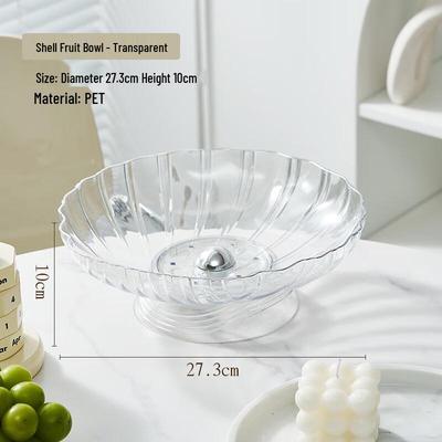 Wutuo Light Luxury High-Footed Shell Fruit Bowl