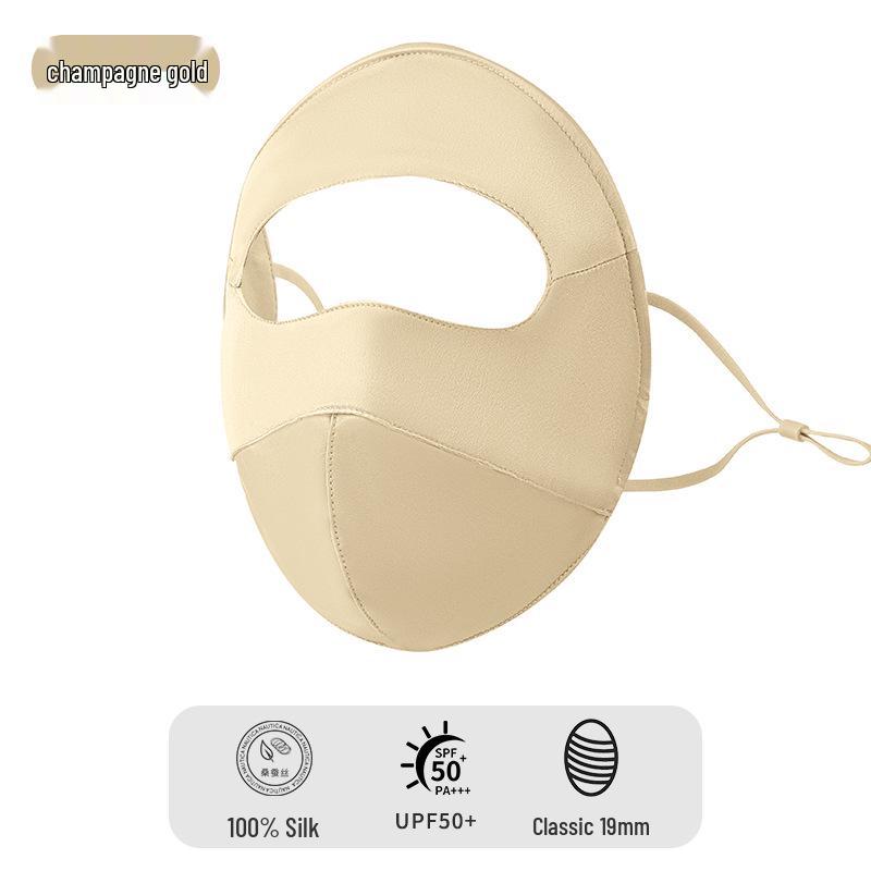 Thickened Winter Cashmere Silk Mask: Fleece-Lined, Windproof, Cold-Proof, Mulberry Silk for Eye Corner Protection