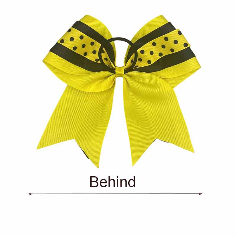 Polka Dot Double Bow Hair Tie - Gentle On Hair, Perfect for Girls' Accessories