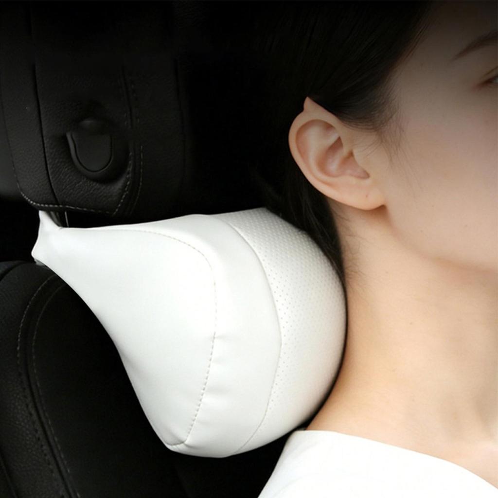 Autokopfstützkissen Ergonomisch Abnehmbarer Bezug Verstellbarer Gurt Auto Nackenkissen zum Fahren für LKW SUV Wohnmobil Limousine Automobil