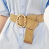 Woven Linen Women Waist Belt Fashion Waist Accessory for Skirts Dresses Bohemian Styles Waist Decoration for Festival