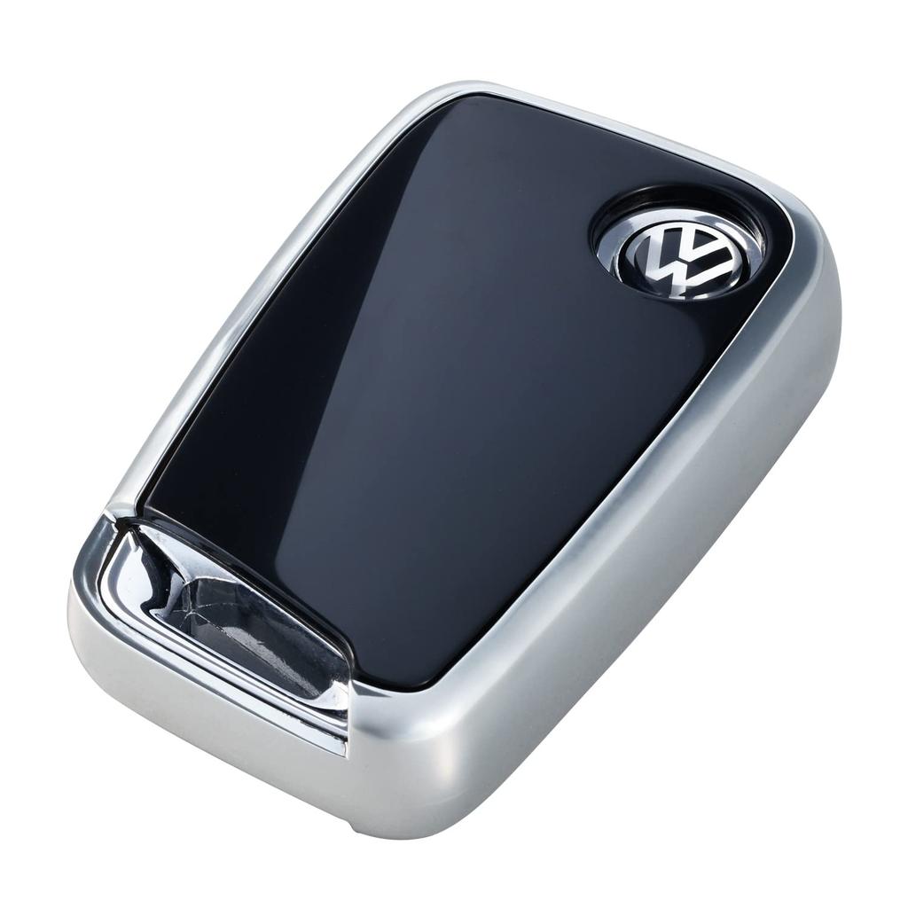 Seiwa IMP144 Volkswagen Car Key Cover for Volkswagen Car Type 2 Metal Silver Car Supplies
