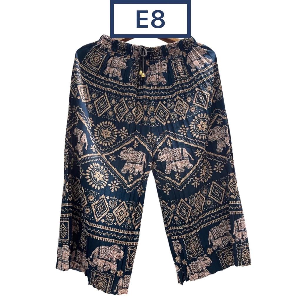 

Слоновые укороченные брюки Регулируемый эластичный пояс Шнурок Унисекс Женские Мужские Принт Таиланд Повседневная Уличная одежда Пляж Лето Бохо Богемный Ретро Винтаж ONE SIZE