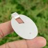Daughters Day Sale Natural Prehnite Rough Sister Bezel Pendant Sterling Silver