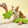 Funny Home Decor Pet Supplies Coconut Tree Dog Toy, Squeaky Soft Plush Chew Stuffed Interactive Toy Puppy for Small And Medium Dogs To Shake,
