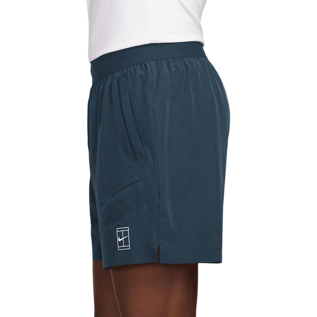 Nike Logo Elastic Side Split Casual Shorts Men Shorts Blue FZ6913-478