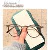 Danyang B0101SK Ultralight Round Retro TR90 Women's Myopia Glasses Frame in Tea Color