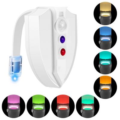 Kızılötesi Hareket Sensörlü Tuvalet Ortam Işığı Otomatik AÇMA/KAPAMA Titreşimsiz Klozet Kapağı RGB Lamba Oda Dekoru