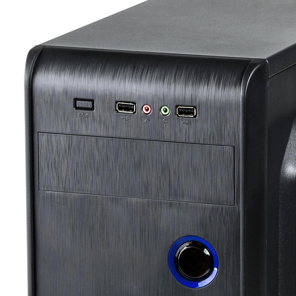 Obudowa ATX do komputera Akyga AK939BL PC Midi Tower 2x USB 2.0 czarno-niebieska