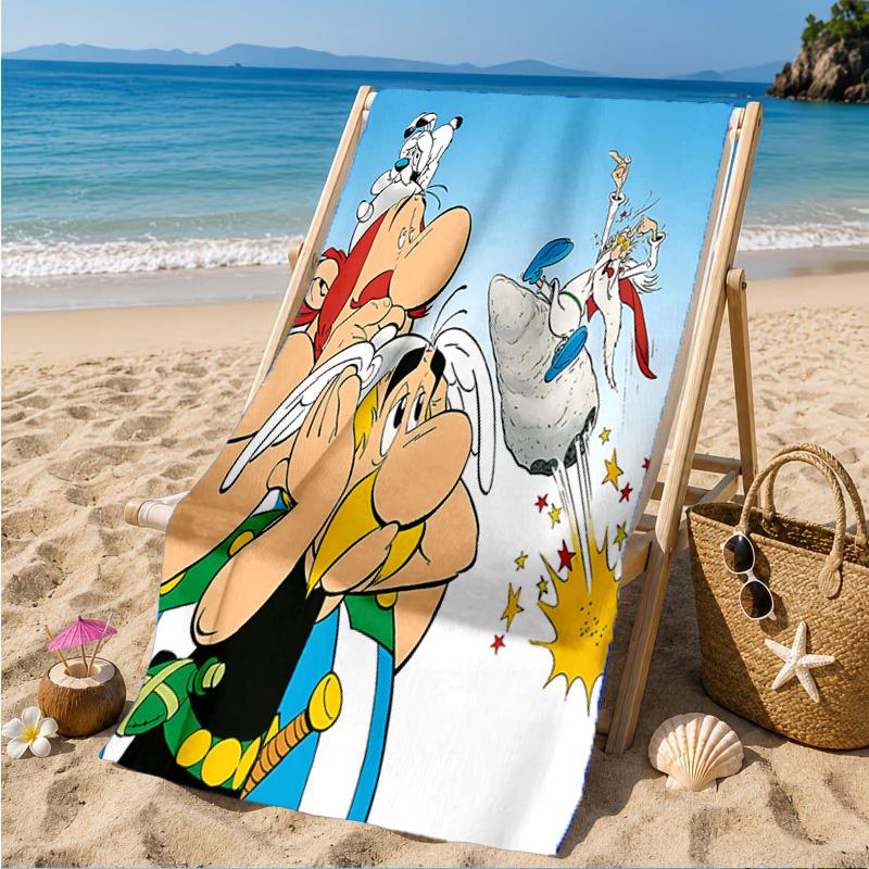 Asterix Friends Beach Towel, Microfiber Beach Towel, Perfect For Pool, Beach, Travel, Home Decor Beach Party Fan Gifts