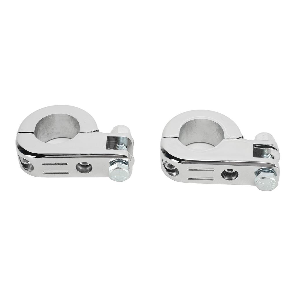Footpeg P Clamp Mounting Kit Aluminium Alloy Foot Rest Pedal Clamp Bracket for Motorcycle