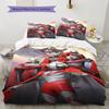 Three-piece cartoon Ultraman Tiga printed bedding set,(1*Duvet Cover + 2*Pillowcase, Without Core) suitable for bedroom use.