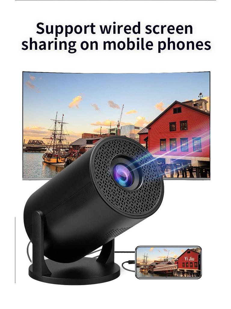 M5PRO Mini HD Wireless/Wired Portable Home Projector for Mobile Phones