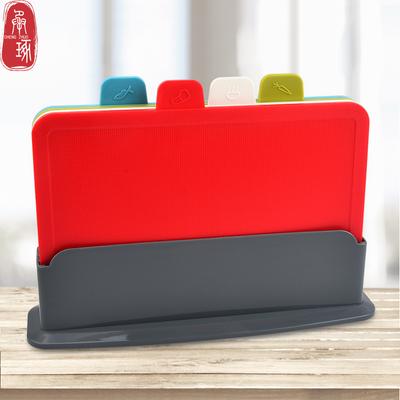 4 pezzi un set di tagliere in plastica da cucina, scatola portaoggetti per cintura di sicurezza in plastica antibatterica antiscivolo per uso alimentare